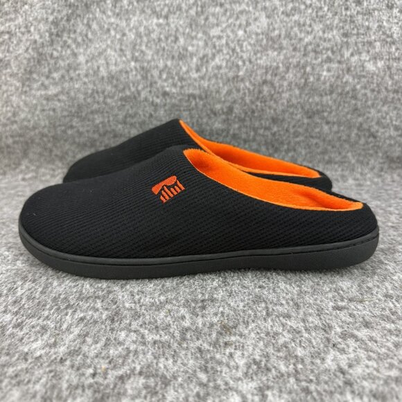 ✅Mens 7-8 Rockdove Slippers Black & Orange Memory Foam Comfort Sole Hunting/camp - Picture 9 of 13